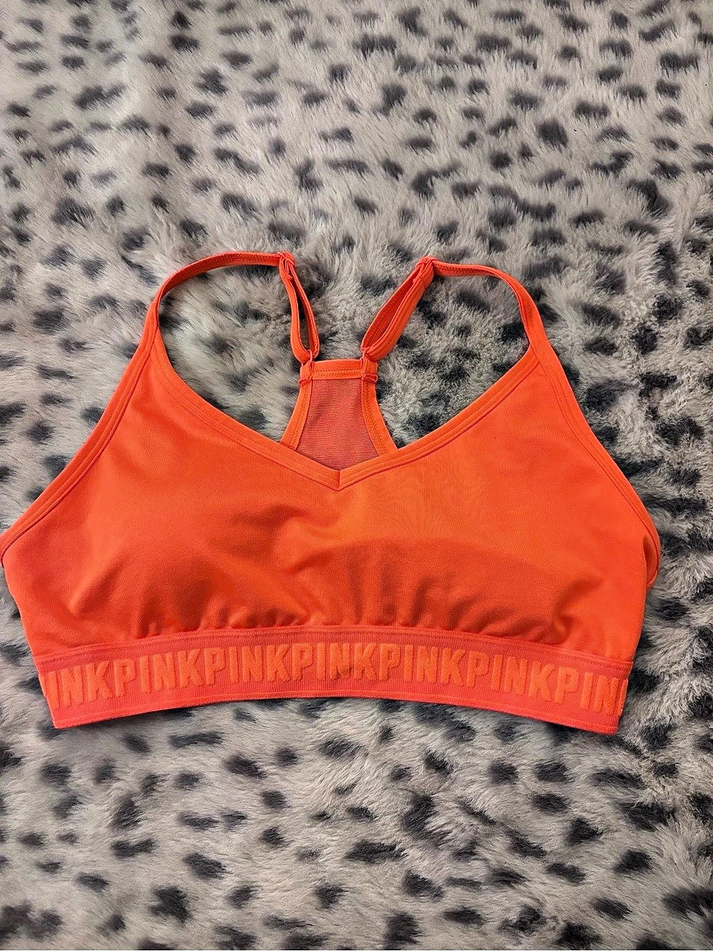 PINK Ultimate Sports Bra Orange Size Medium